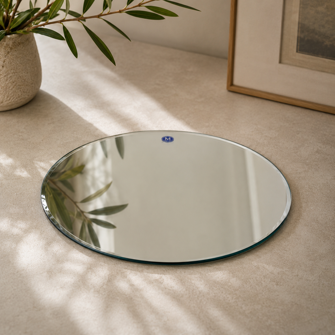 Round Mirror Tray – 35cm