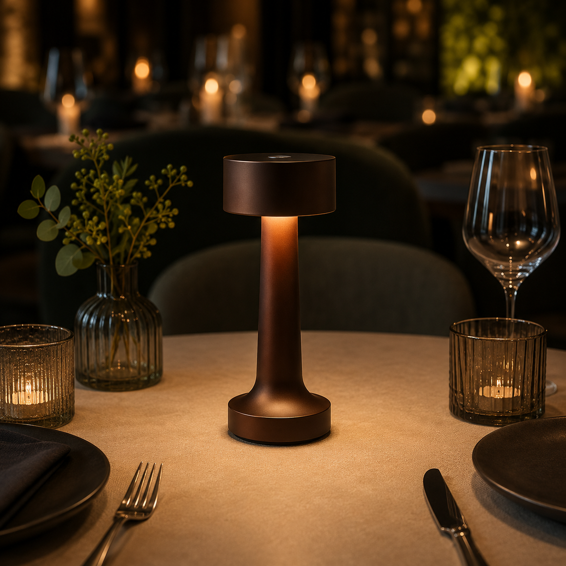 Flat Top Rechargeable Table Lamp