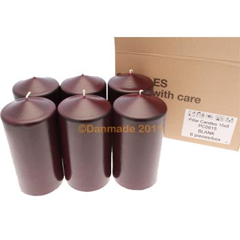 Pillar Candles (Box of 6)